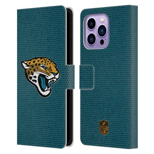 NFL Jacksonville Jaguars Logo Football Leather Book Wallet Case Cover For Apple iPhone 14 Pro Max