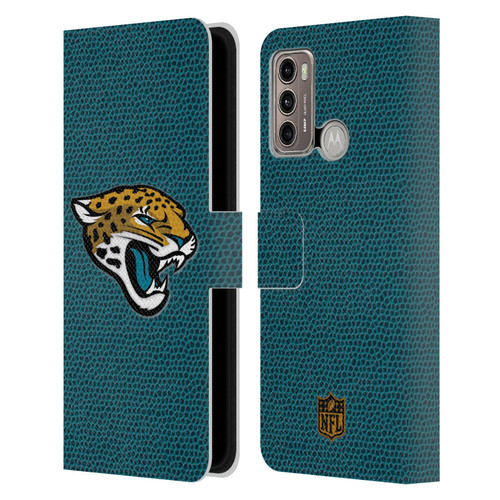 NFL Jacksonville Jaguars Logo Football Leather Book Wallet Case Cover For Motorola Moto G60 / Moto G40 Fusion
