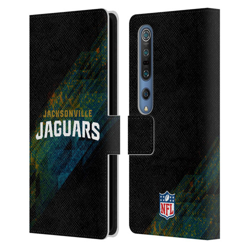 NFL Jacksonville Jaguars Logo Blur Leather Book Wallet Case Cover For Xiaomi Mi 10 5G / Mi 10 Pro 5G