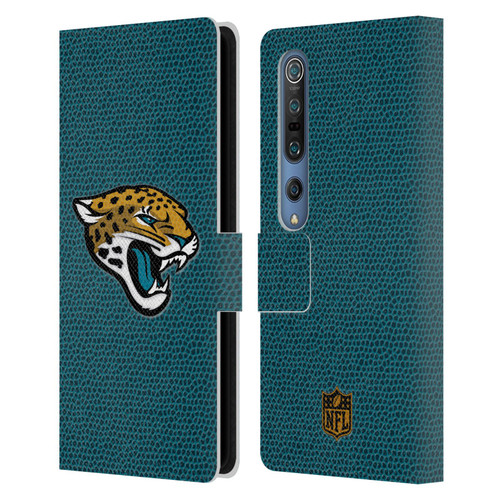 NFL Jacksonville Jaguars Logo Football Leather Book Wallet Case Cover For Xiaomi Mi 10 5G / Mi 10 Pro 5G