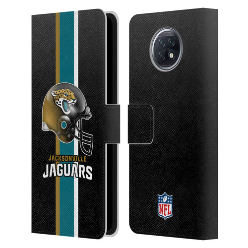 NFL Jacksonville Jaguars Logo Helmet Leather Book Wallet Case Cover For Xiaomi Redmi Note 9T 5G