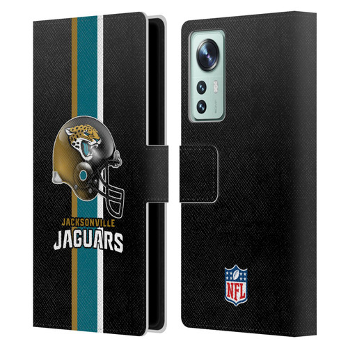 NFL Jacksonville Jaguars Logo Helmet Leather Book Wallet Case Cover For Xiaomi 12