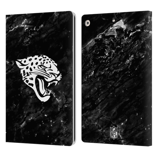 NFL Jacksonville Jaguars Artwork Marble Leather Book Wallet Case Cover For Apple iPad 10.2 2019/2020/2021