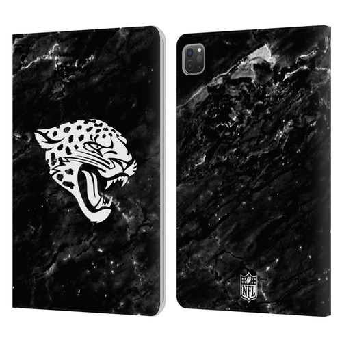 NFL Jacksonville Jaguars Artwork Marble Leather Book Wallet Case Cover For Apple iPad Pro 11 2020 / 2021 / 2022