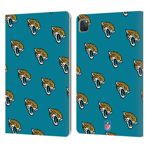 NFL Jacksonville Jaguars Artwork Patterns Leather Book Wallet Case Cover For Apple iPad Pro 11 2020 / 2021 / 2022