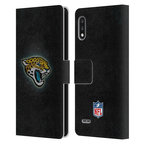 NFL Jacksonville Jaguars Artwork LED Leather Book Wallet Case Cover For LG K22