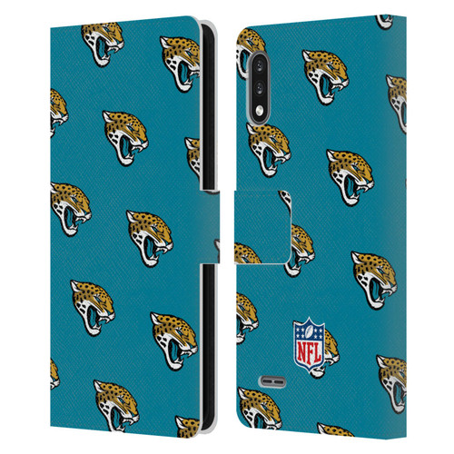 NFL Jacksonville Jaguars Artwork Patterns Leather Book Wallet Case Cover For LG K22