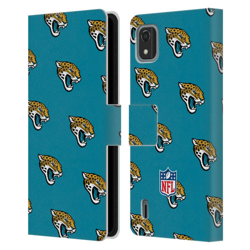 NFL Jacksonville Jaguars Artwork Patterns Leather Book Wallet Case Cover For Nokia C2 2nd Edition