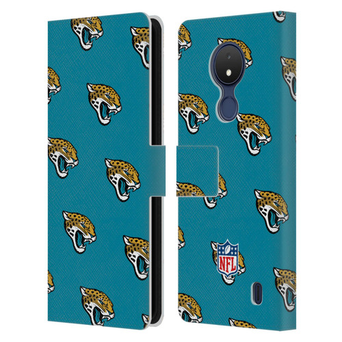 NFL Jacksonville Jaguars Artwork Patterns Leather Book Wallet Case Cover For Nokia C21