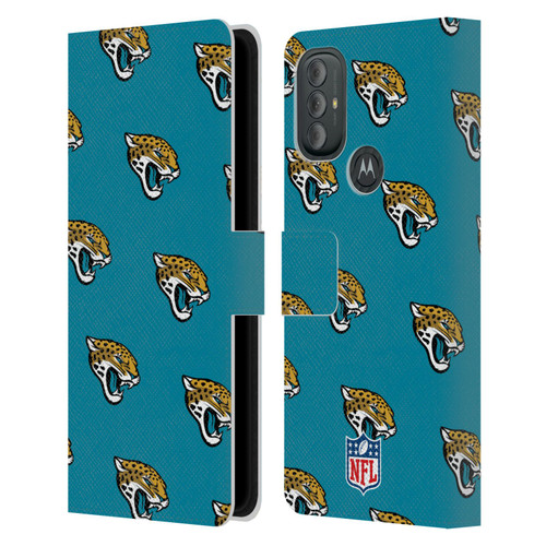 NFL Jacksonville Jaguars Artwork Patterns Leather Book Wallet Case Cover For Motorola Moto G10 / Moto G20 / Moto G30