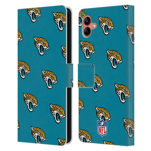 NFL Jacksonville Jaguars Artwork Patterns Leather Book Wallet Case Cover For Samsung Galaxy A04 (2022)
