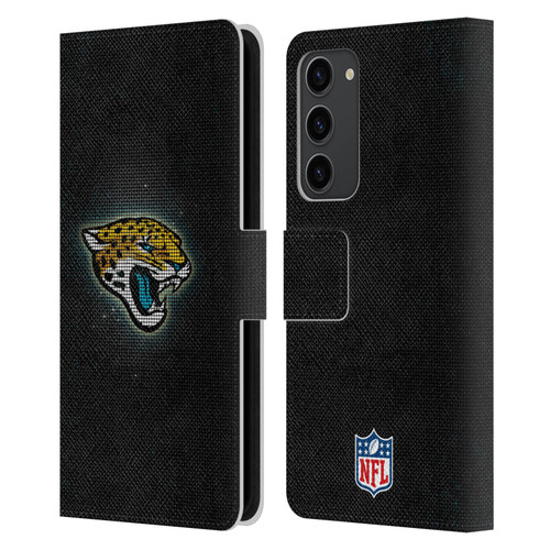 NFL Jacksonville Jaguars Artwork LED Leather Book Wallet Case Cover For Samsung Galaxy S23+ 5G