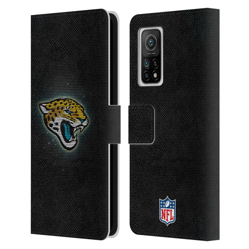 NFL Jacksonville Jaguars Artwork LED Leather Book Wallet Case Cover For Xiaomi Mi 10T 5G