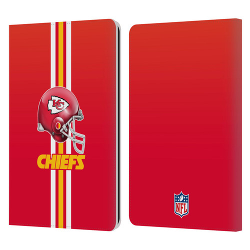 NFL Kansas City Chiefs Logo Helmet Leather Book Wallet Case Cover For Amazon Kindle Paperwhite 1 / 2 / 3