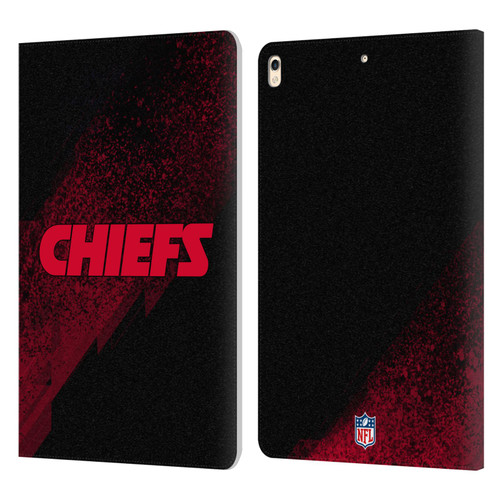 NFL Kansas City Chiefs Logo Blur Leather Book Wallet Case Cover For Apple iPad Pro 10.5 (2017)