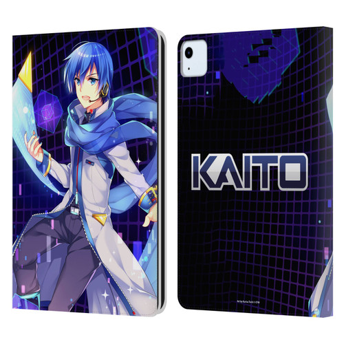 Hatsune Miku Characters Kaito Leather Book Wallet Case Cover For Apple iPad Air 2020 / 2022