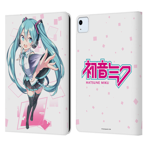 Hatsune Miku Graphics Cute Leather Book Wallet Case Cover For Apple iPad Air 11 2020/2022/2024