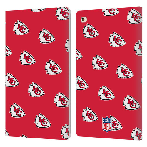 NFL Kansas City Chiefs Artwork Patterns Leather Book Wallet Case Cover For Apple iPad mini 4
