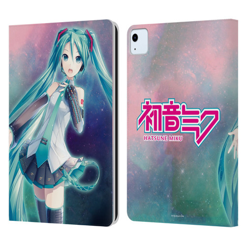 Hatsune Miku Graphics Nebula Leather Book Wallet Case Cover For Apple iPad Air 2020 / 2022