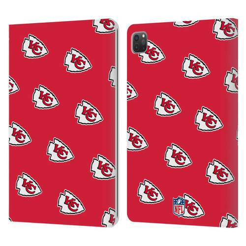 NFL Kansas City Chiefs Artwork Patterns Leather Book Wallet Case Cover For Apple iPad Pro 11 2020 / 2021 / 2022