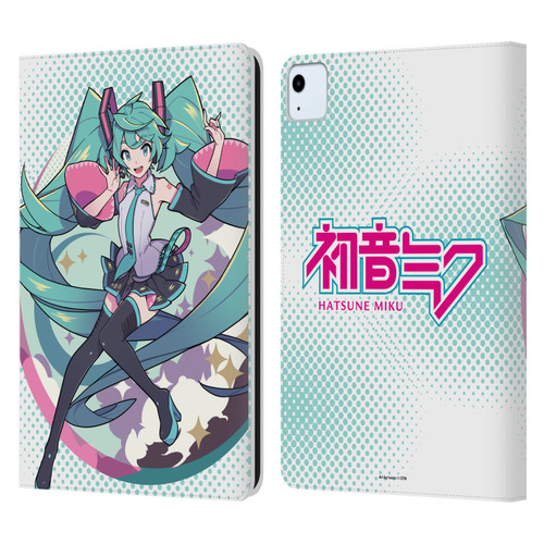 Hatsune Miku Graphics Pastels Leather Book Wallet Case Cover For Apple iPad Air 11 2020/2022/2024