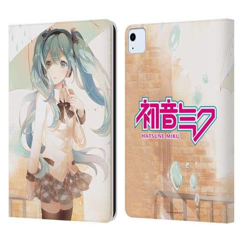 Hatsune Miku Graphics Rain Leather Book Wallet Case Cover For Apple iPad Air 11 2020/2022/2024