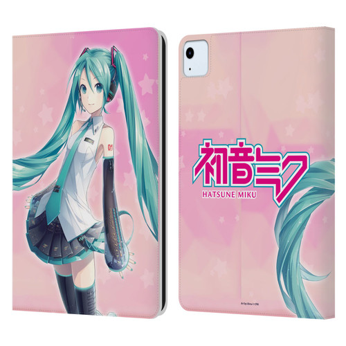 Hatsune Miku Graphics Star Leather Book Wallet Case Cover For Apple iPad Air 11 2020/2022/2024