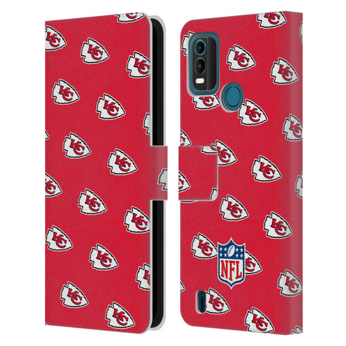 NFL Kansas City Chiefs Artwork Patterns Leather Book Wallet Case Cover For Nokia G11 Plus