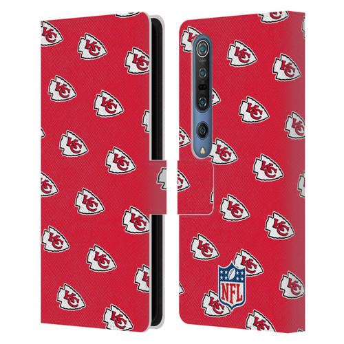 NFL Kansas City Chiefs Artwork Patterns Leather Book Wallet Case Cover For Xiaomi Mi 10 5G / Mi 10 Pro 5G