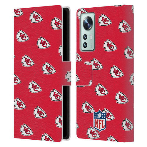 NFL Kansas City Chiefs Artwork Patterns Leather Book Wallet Case Cover For Xiaomi 12