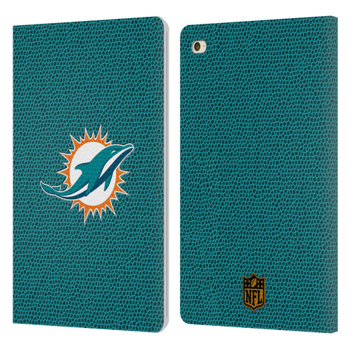 NFL Miami Dolphins Logo Football Leather Book Wallet Case Cover For Apple iPad mini 4