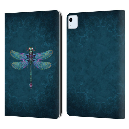 Brigid Ashwood Winged Things Dragonfly Leather Book Wallet Case Cover For Apple iPad Air 2020 / 2022