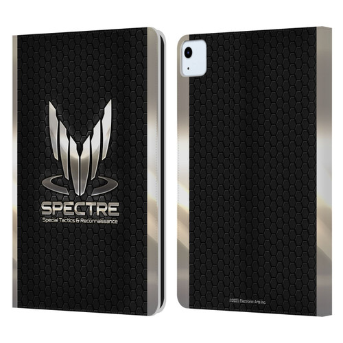 EA Bioware Mass Effect 3 Badges And Logos Spectre Leather Book Wallet Case Cover For Apple iPad Air 11 2020/2022/2024