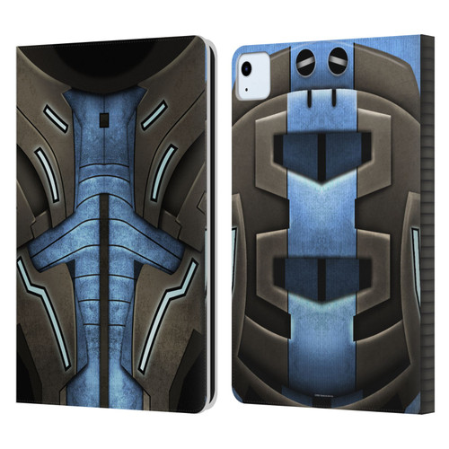 EA Bioware Mass Effect Armor Collection Garrus Vakarian Leather Book Wallet Case Cover For Apple iPad Air 2020 / 2022