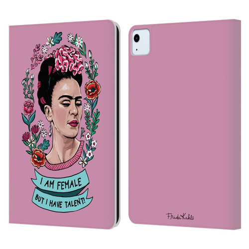 Frida Kahlo Art & Quotes Feminism Leather Book Wallet Case Cover For Apple iPad Air 2020 / 2022