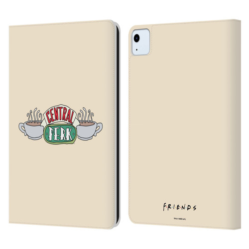 Friends TV Show Iconic Central Perk Leather Book Wallet Case Cover For Apple iPad Air 11 2020/2022/2024