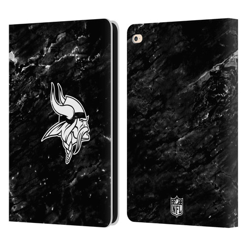 NFL Minnesota Vikings Artwork Marble Leather Book Wallet Case Cover For Apple iPad Air 2 (2014)