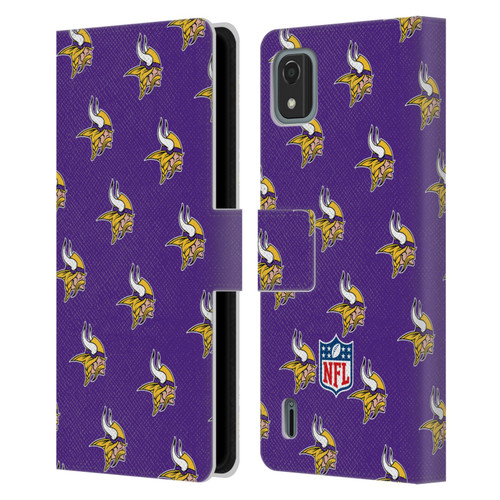 NFL Minnesota Vikings Artwork Patterns Leather Book Wallet Case Cover For Nokia C2 2nd Edition