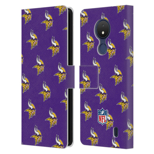NFL Minnesota Vikings Artwork Patterns Leather Book Wallet Case Cover For Nokia C21