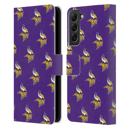 NFL Minnesota Vikings Artwork Patterns Leather Book Wallet Case Cover For Samsung Galaxy S22+ 5G NFL Minnesota Vikings Artwork Patterns Leather Book Wallet Case Cover For Samsung Galaxy S22+ 5G