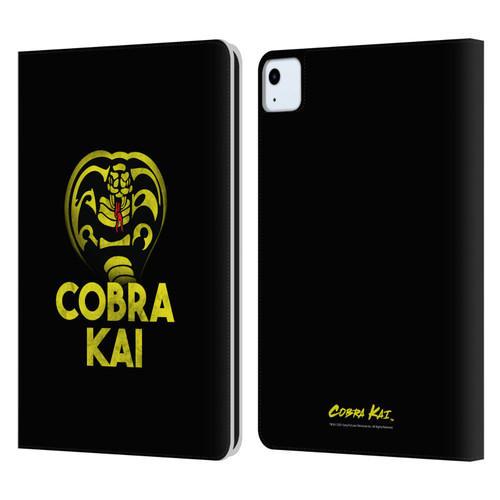Cobra Kai Season 4 Key Art Team Cobra Kai Leather Book Wallet Case Cover For Apple iPad Air 11 2020/2022/2024