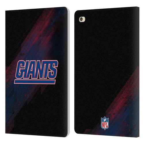 NFL New York Giants Logo Blur Leather Book Wallet Case Cover For Apple iPad mini 4