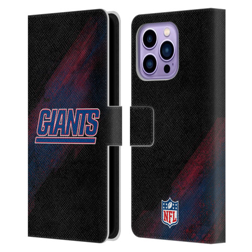 NFL New York Giants Logo Blur Leather Book Wallet Case Cover For Apple iPhone 14 Pro Max NFL New York Giants Logo Blur Leather Book Wallet Case Cover For Apple iPhone 14 Pro Max