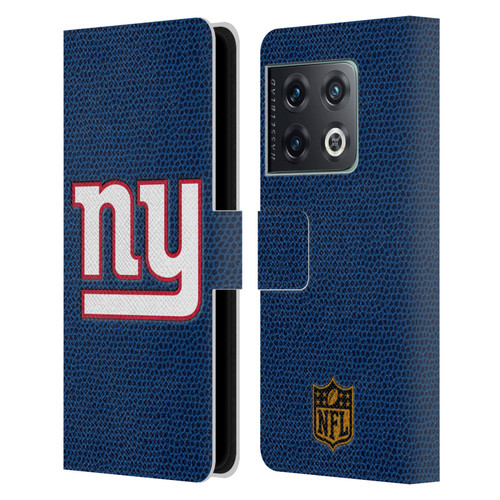 NFL New York Giants Logo Football Leather Book Wallet Case Cover For OnePlus 10 Pro
