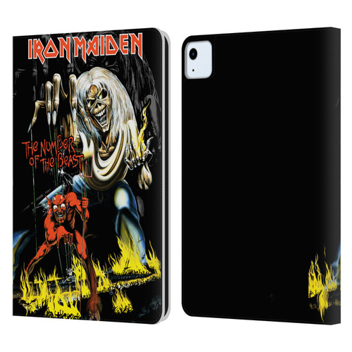 Iron Maiden Album Covers NOTB Leather Book Wallet Case Cover For Apple iPad Air 2020 / 2022