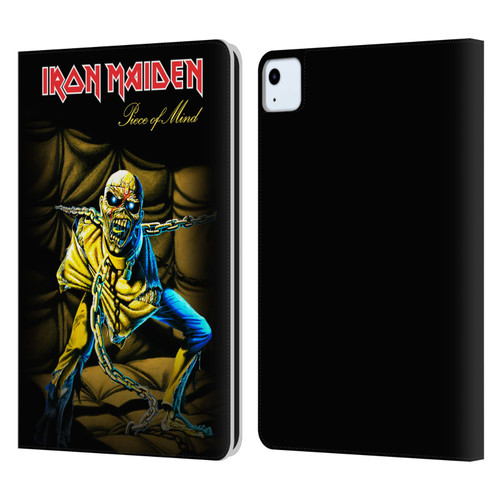 Iron Maiden Album Covers Piece Of Mind Leather Book Wallet Case Cover For Apple iPad Air 2020 / 2022