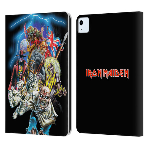 Iron Maiden Art Best Of Beast Leather Book Wallet Case Cover For Apple iPad Air 2020 / 2022