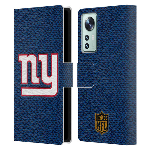 NFL New York Giants Logo Football Leather Book Wallet Case Cover For Xiaomi 12