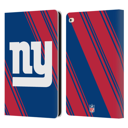 NFL New York Giants Artwork Stripes Leather Book Wallet Case Cover For Apple iPad Air 2 (2014)