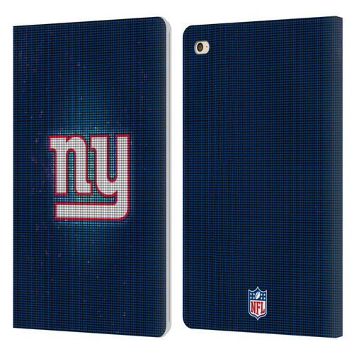 NFL New York Giants Artwork LED Leather Book Wallet Case Cover For Apple iPad mini 4